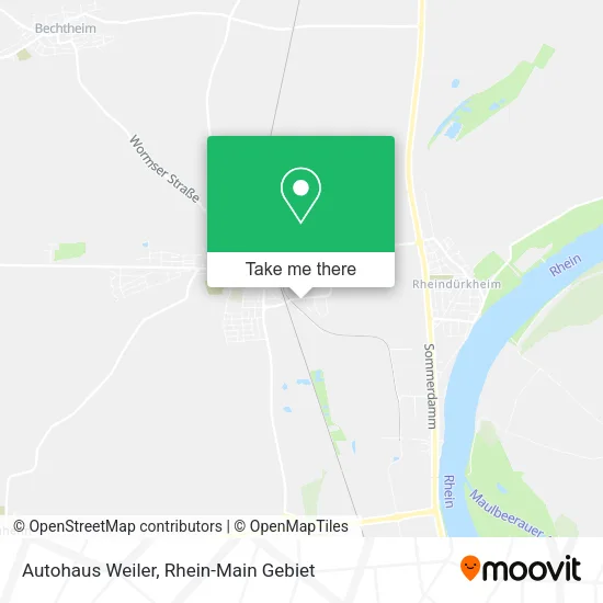 Карта Autohaus Weiler