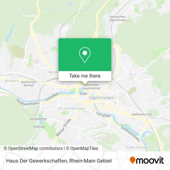 Карта Haus Der Gewerkschaften