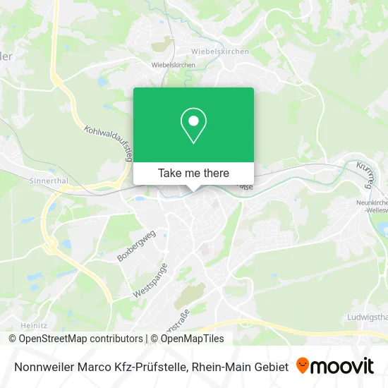 Карта Nonnweiler Marco Kfz-Prüfstelle