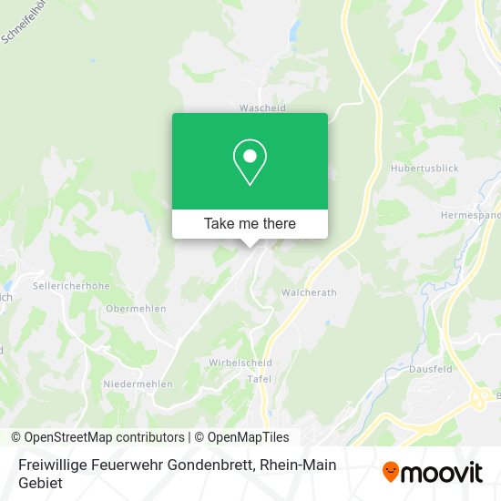 Карта Freiwillige Feuerwehr Gondenbrett
