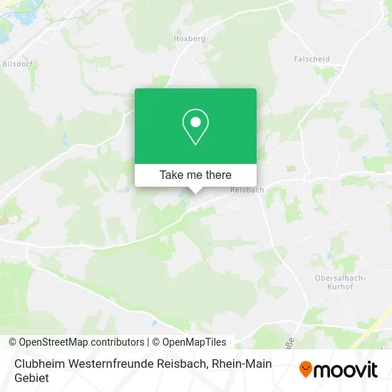 Карта Clubheim Westernfreunde Reisbach