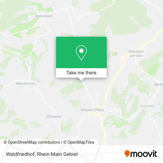 Карта Waldfriedhof