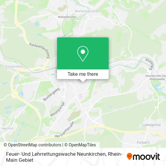 Карта Feuer- Und Lehrrettungswache Neunkirchen