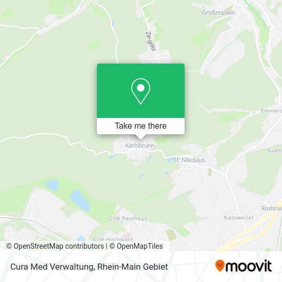 Карта Cura Med Verwaltung