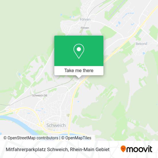 Карта Mitfahrerparkplatz Schweich