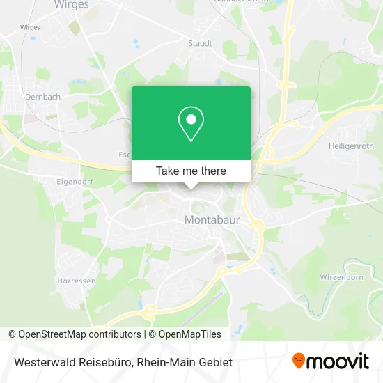 Карта Westerwald Reisebüro