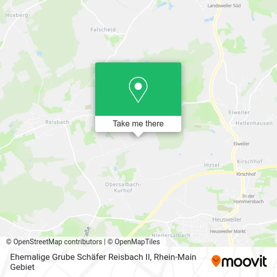 Карта Ehemalige Grube Schäfer Reisbach II