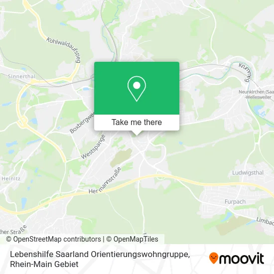 Карта Lebenshilfe Saarland Orientierungswohngruppe
