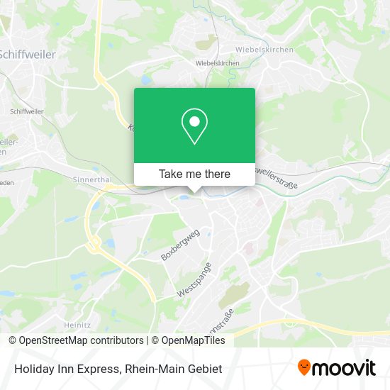 Карта Holiday Inn Express