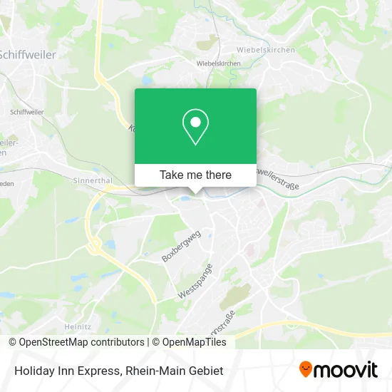 Карта Holiday Inn Express