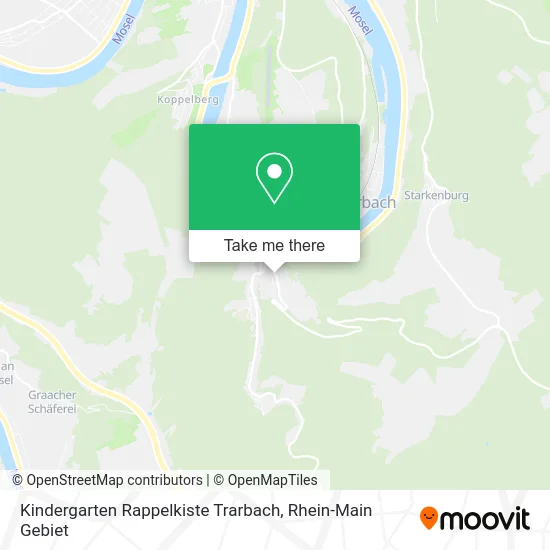 Карта Kindergarten Rappelkiste Trarbach