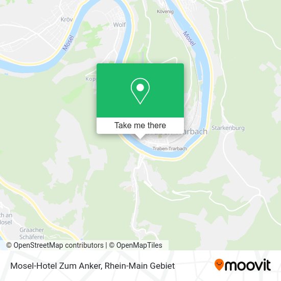 Карта Mosel-Hotel Zum Anker