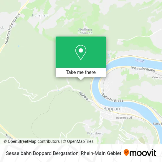 Карта Sesselbahn Boppard Bergstation