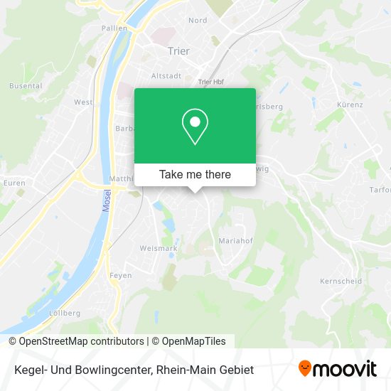 Карта Kegel- Und Bowlingcenter