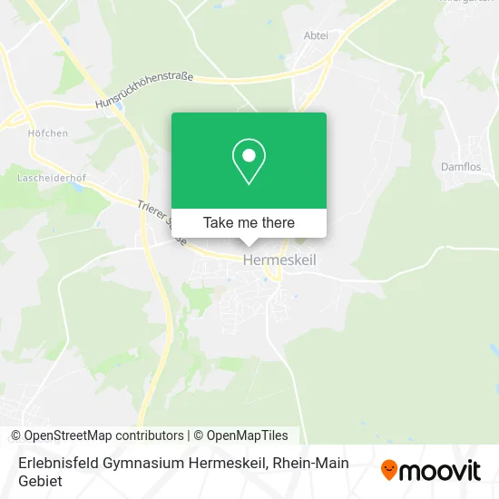 Карта Erlebnisfeld Gymnasium Hermeskeil