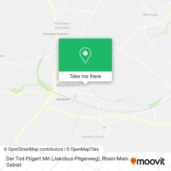 Карта Der Tod Pilgert Mit (Jakobus-Pilgerweg)