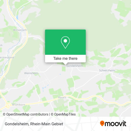 Карта Gondelsheim