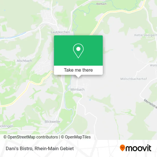 Карта Dani's Bistro