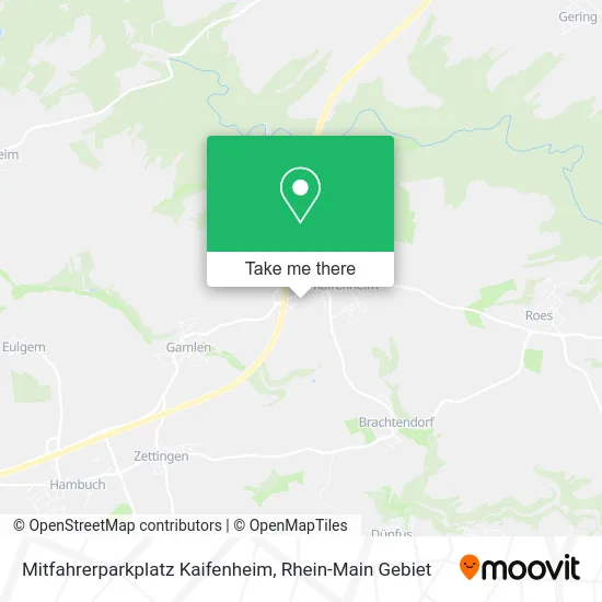 Карта Mitfahrerparkplatz Kaifenheim