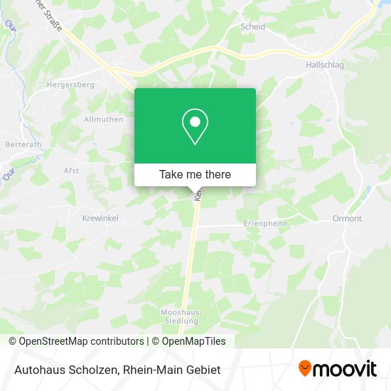 Карта Autohaus Scholzen