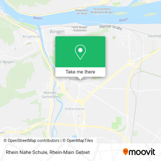 Карта Rhein Nahe Schule