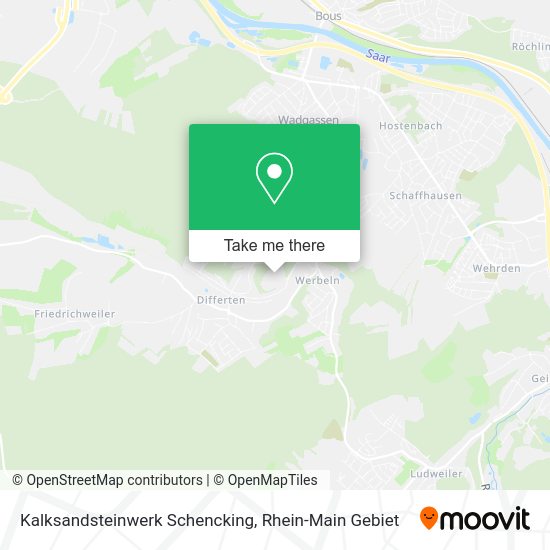 Карта Kalksandsteinwerk Schencking
