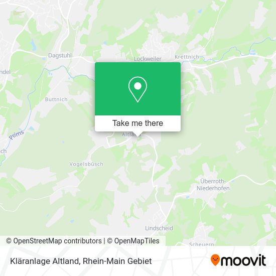 Карта Kläranlage Altland