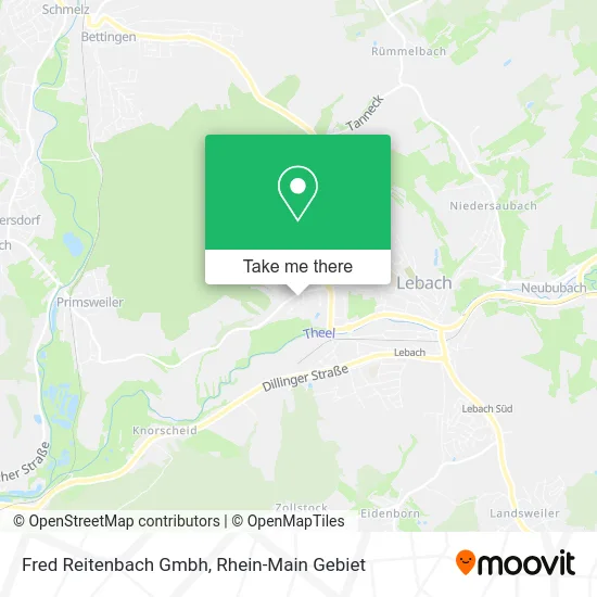Карта Fred Reitenbach Gmbh