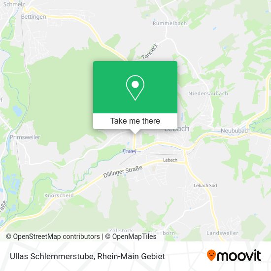 Карта Ullas Schlemmerstube
