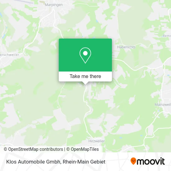 Карта Klos Automobile Gmbh