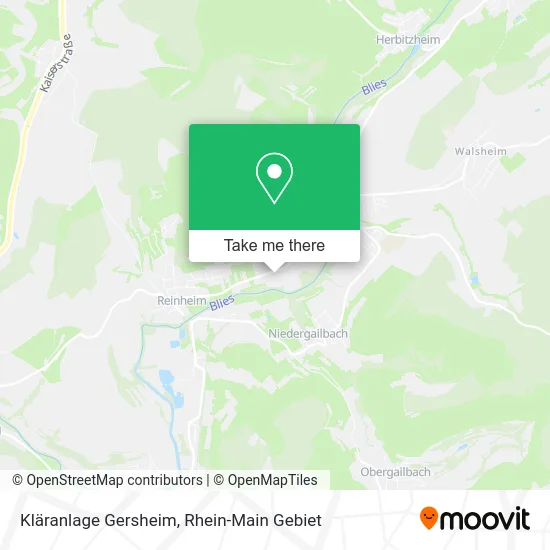 Карта Kläranlage Gersheim