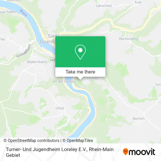Карта Turner- Und Jugendheim Loreley E.V.