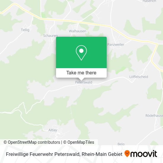 Карта Freiwillige Feuerwehr Peterswald