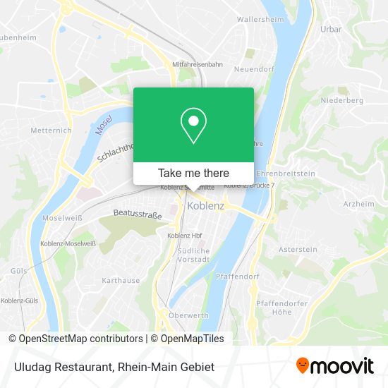 Карта Uludag Restaurant