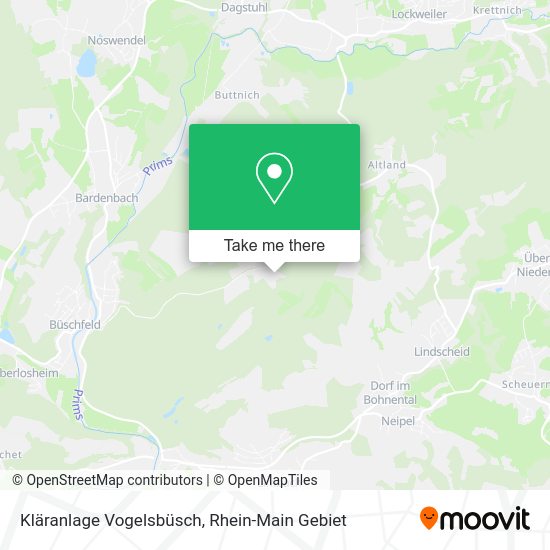 Карта Kläranlage Vogelsbüsch