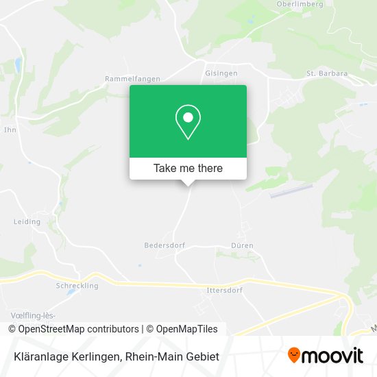 Карта Kläranlage Kerlingen