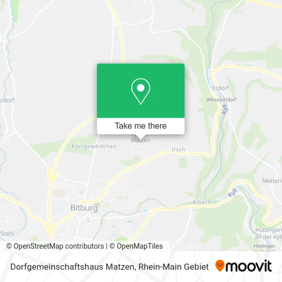 Карта Dorfgemeinschaftshaus Matzen