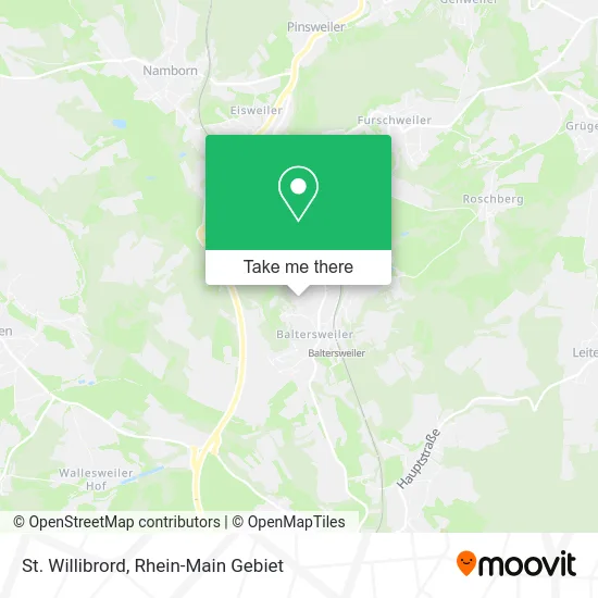 St. Willibrord map