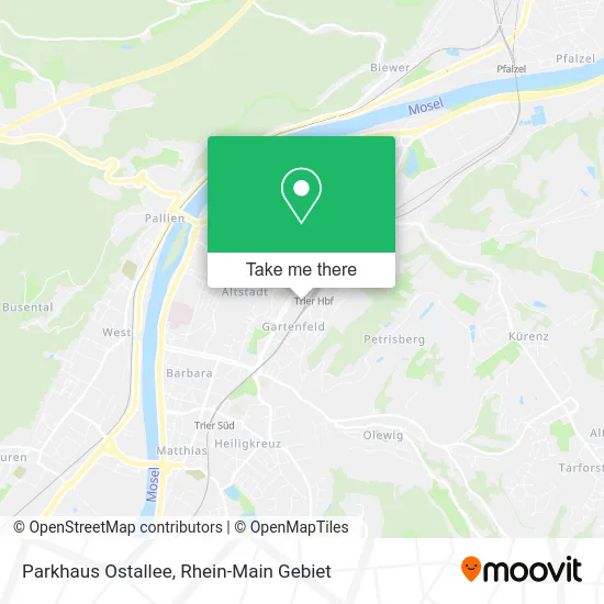 Parkhaus Ostallee map