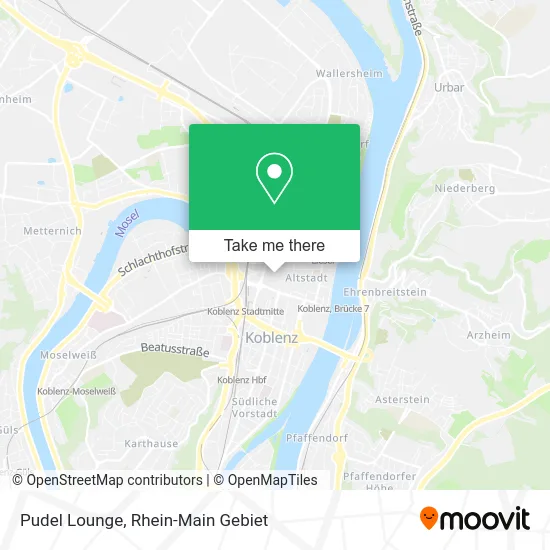 Карта Pudel Lounge