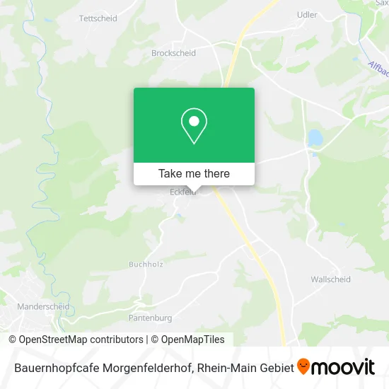Карта Bauernhopfcafe Morgenfelderhof