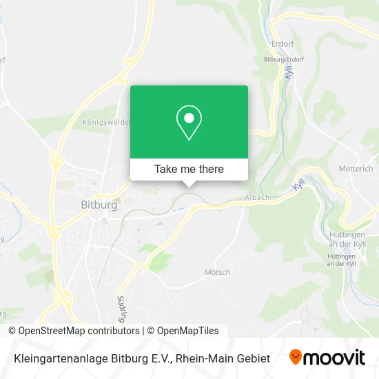Карта Kleingartenanlage Bitburg E.V.
