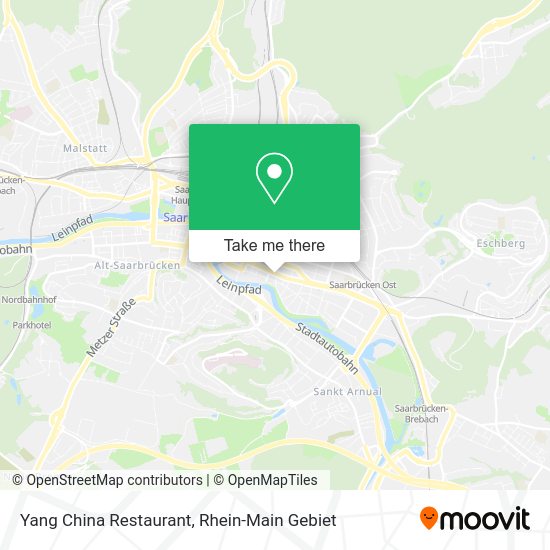Карта Yang China Restaurant