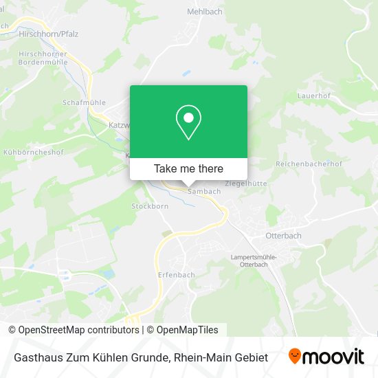 Карта Gasthaus Zum Kühlen Grunde