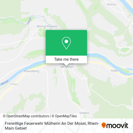 Карта Freiwillige Feuerwehr Mülheim An Der Mosel