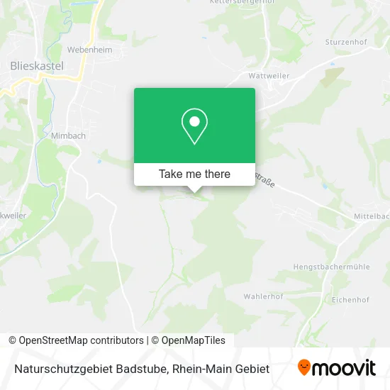 Карта Naturschutzgebiet Badstube