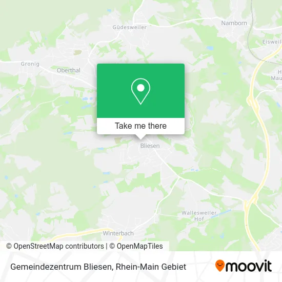 Карта Gemeindezentrum Bliesen
