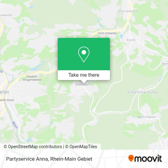 Partyservice Anna map