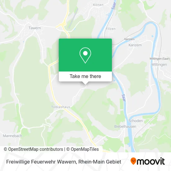 Карта Freiwillige Feuerwehr Wawern