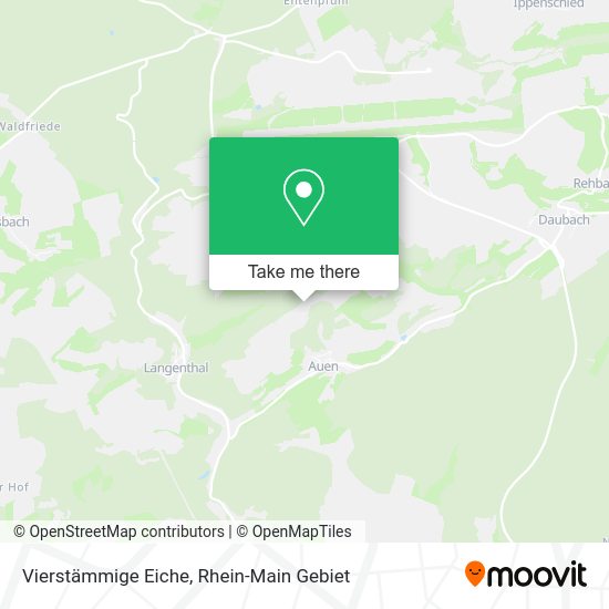 Карта Vierstämmige Eiche